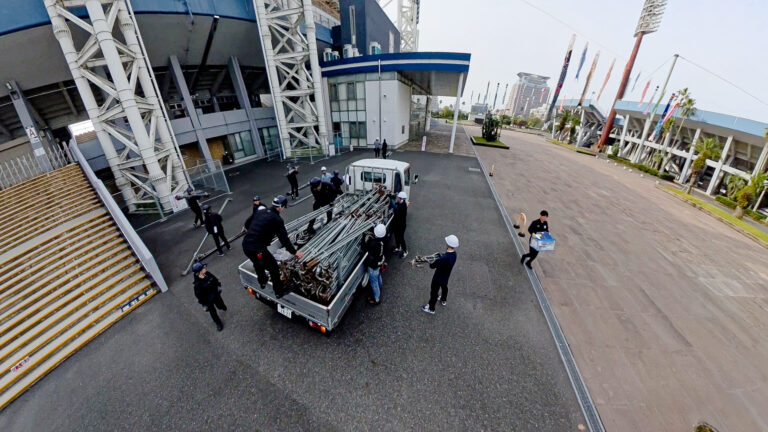 新人インタビューinスポーツイベント設営の現場
